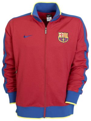 Barcelona N98 Track Jacket - Deep Red/Atlantic Blue