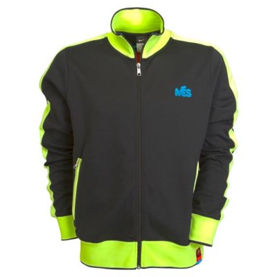 Barcelona MES N98 Track Jacket - Black/Liquid Lime/Blustery