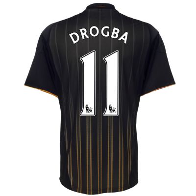 Chelsea Away Shirt 2010/11 with Drogba 11 printing