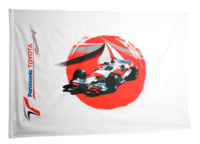 Panasonic Toyota Racing Race Car Flag