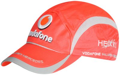 Vodafone McLaren Mercedes Heikki Kovalainen Cap - Rocket Red