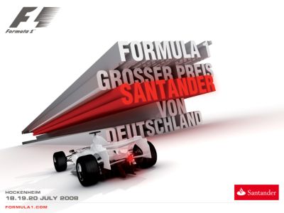 F1™ German 2008 Poster