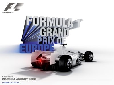 F1™ European 2008 Poster