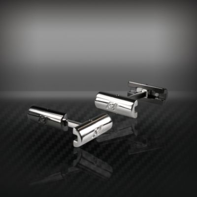 Formula 1™ Collection Sterling Silver Flat Folding Cufflinks