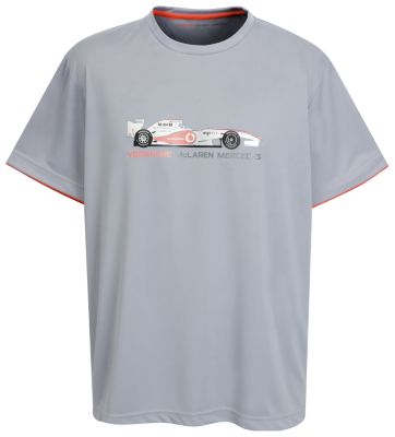 Vodafone McLaren Mercedes MP4-24  Car T-Shirt - Silver