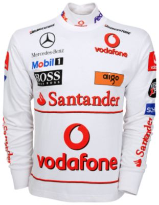 Vodafone McLaren Mercedes Team Race Vest - White - Kids