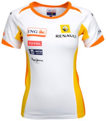 Renault F1 Team '09 Replica T-Shirt - Womens - White