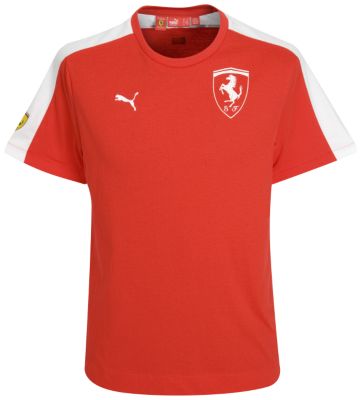 Scuderia Ferrari Graphic T-Shirt - Rosso Corsa/White