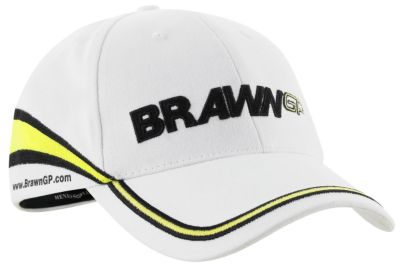 Brawn GP Formula One Team Henri Lloyd Rubens Barrichello Cap - White