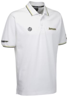 Brawn GP Formula One Team Jenson Button Polo - White