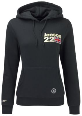 Brawn GP Formula One Team Jenson Button Hoodie - Carbon - Womens