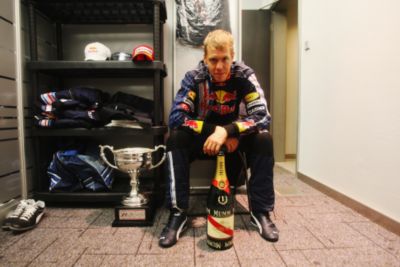 Sebastian Vettel Signed 2009 Chinese Grand Prix Portrait