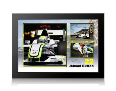 Jenson Button Signed Monaco Grand Prix Edition Print