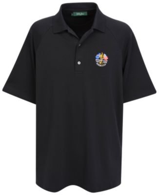 Ryder Cup Bobby Jones Dry Finish Solid Pima Polo Shirt - Black