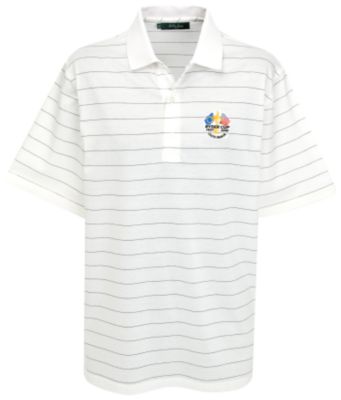Ryder Cup Bobby Jones Pencil Stripe Polo Shirt - White