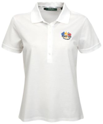 Ryder Cup Bobby Jones Pique Polo Shirt - White - Womens