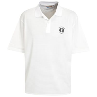The Open Glenmuir Performance Club Coolmax Stripe Polo Shirt - White