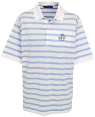 Ryder Cup Bobby Jones 2 Colour Pique Stripe Jersey - White