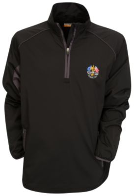 Ryder Cup Glenmuir Windstretch Pro Windshirt - Black/Graphite