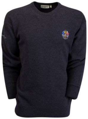 Ryder Cup Glenmuir Morar Lambswool Crew Neck Sweater - Graphite