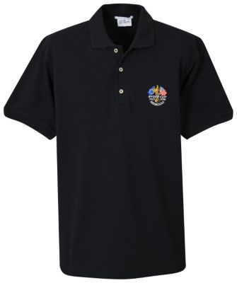 Ryder Cup Oscar Jacobson Mercerised Cotton Pique Polo Shirt - Black