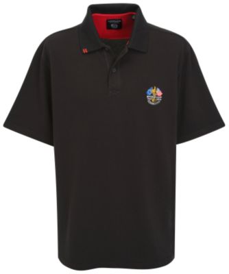 Ryder Cup Ashworth Plain Pique Polo Shirt - Black
