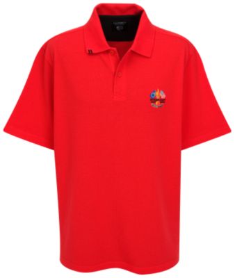 Ryder Cup Ashworth Plain Pique Polo Shirt - Racing Red