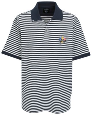 Ryder Cup Ashworth Stripe Pique Polo - Navy