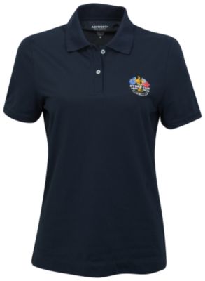 Ryder Cup Ashworth Pique Polo Shirt - Navy - Womens