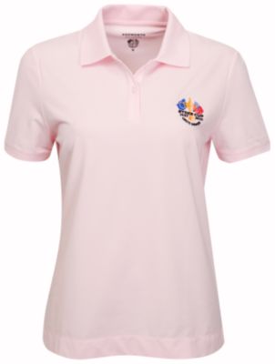 Ryder Cup Ashworth Pique Polo Shirt - Pink Pastel - Womens