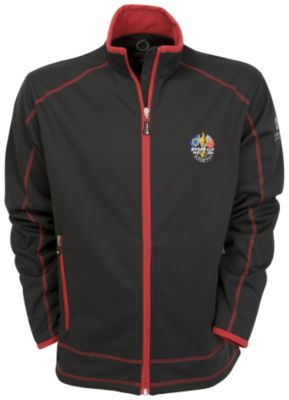 Ryder Cup Sunderland Bonded Fleece Jacket - Black/Love