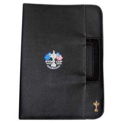 Ryder Cup 2010 Delux A4 Document Wallet - Black