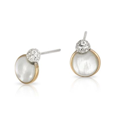 Ryder Cup Sterling Silver & 9ct Rose Gold Earrings