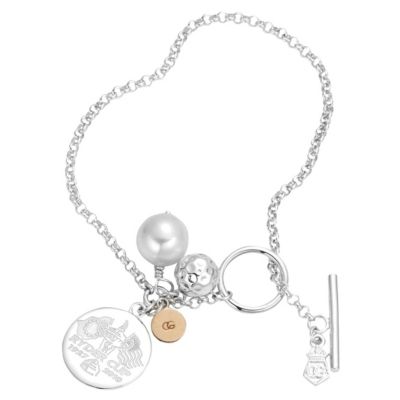 Ryder Cup Sterling Silver & 9ct Rose Gold Bracelet