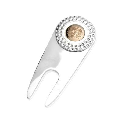 Ryder Cup Sterling Silver and 9ct Rose Gold Pitch Repairer