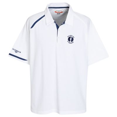 The Open 2010 Glenmuir  Hi-Cool Classic Shirt - White/Blue