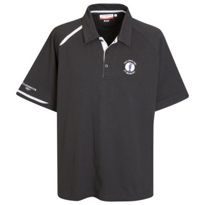 The Open 2010 Glenmuir Hi-Cool Classic Shirt - Black/Pearl Grey