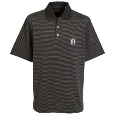 The Open 2010 Ashworth Short Sleeve High-Gauge  Jersey Stripe Polo - Black