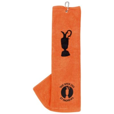 The Open 2010 Printed Tri Fold Towel  - Orange / Black