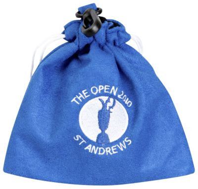 The Open 2010 Embroidered Valuables Pouch - Navy / White