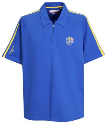 Ryder Cup Glenmuir Caerleon Polo Shirt - Euro Blue/Gold
