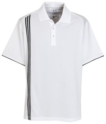 adidas ClimaCool Vertical 3-Stripes Polo - White