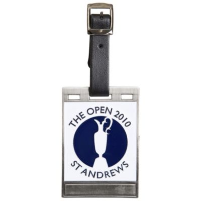 The Open Collectors Bag Tag - White/Blue