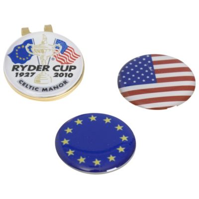 Ryder Cup 2010 Cap Clip and Ballmarkers