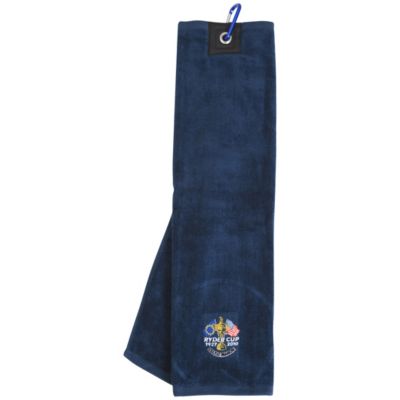 Ryder Cup Tri Fold Towel - Navy