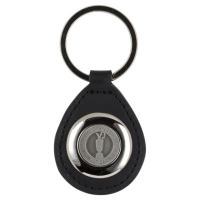 The Open 2011 Royal St George's Leather Keyring - Embossed