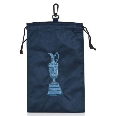 The Open 2011 Royal St George's Embroidered Large Valuables Pouch - Navy