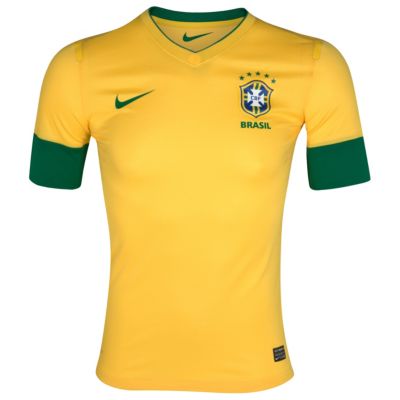 Brazil Home Authentic Shirt 2012/13