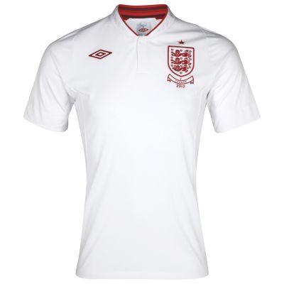 England Home Shirt 2012/13 Including England v France Insignia