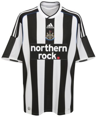 Newcastle United Home Shirt 2009/10 - Black/White - Womens